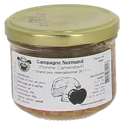 Terrine de campagne normande pomme camembert - 180g