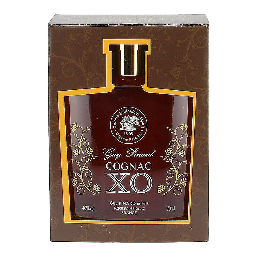 Cognac XO Bio 15 Ans Carafe en coffret - 70 cl - Coquelifrais