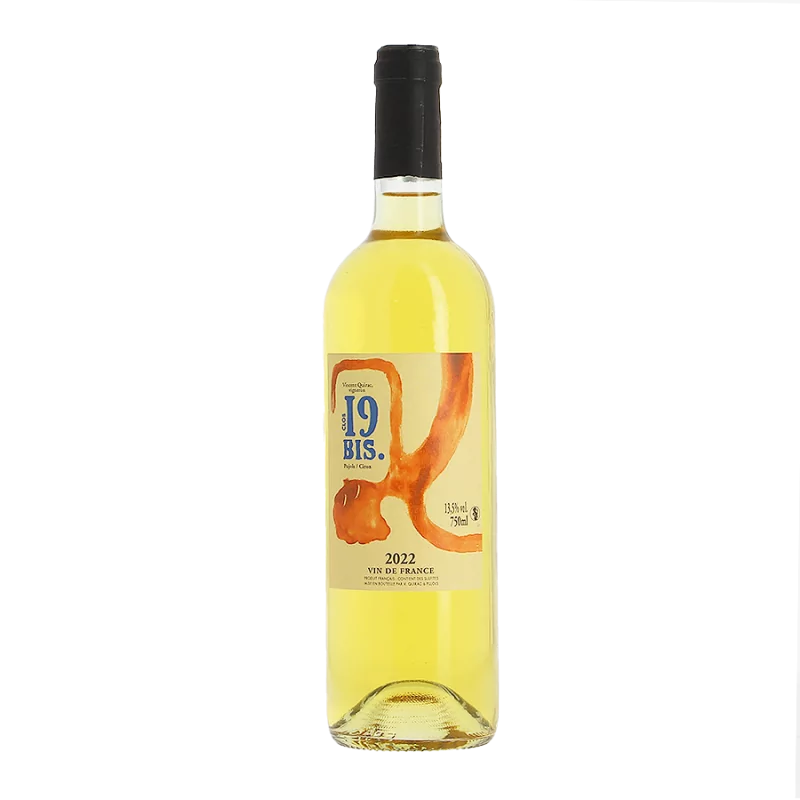 Vin de France "Clos 19 Bis blanc tendre" 2022