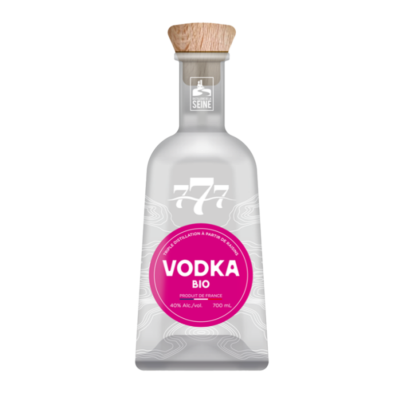 Vodka base vinique triple distillation